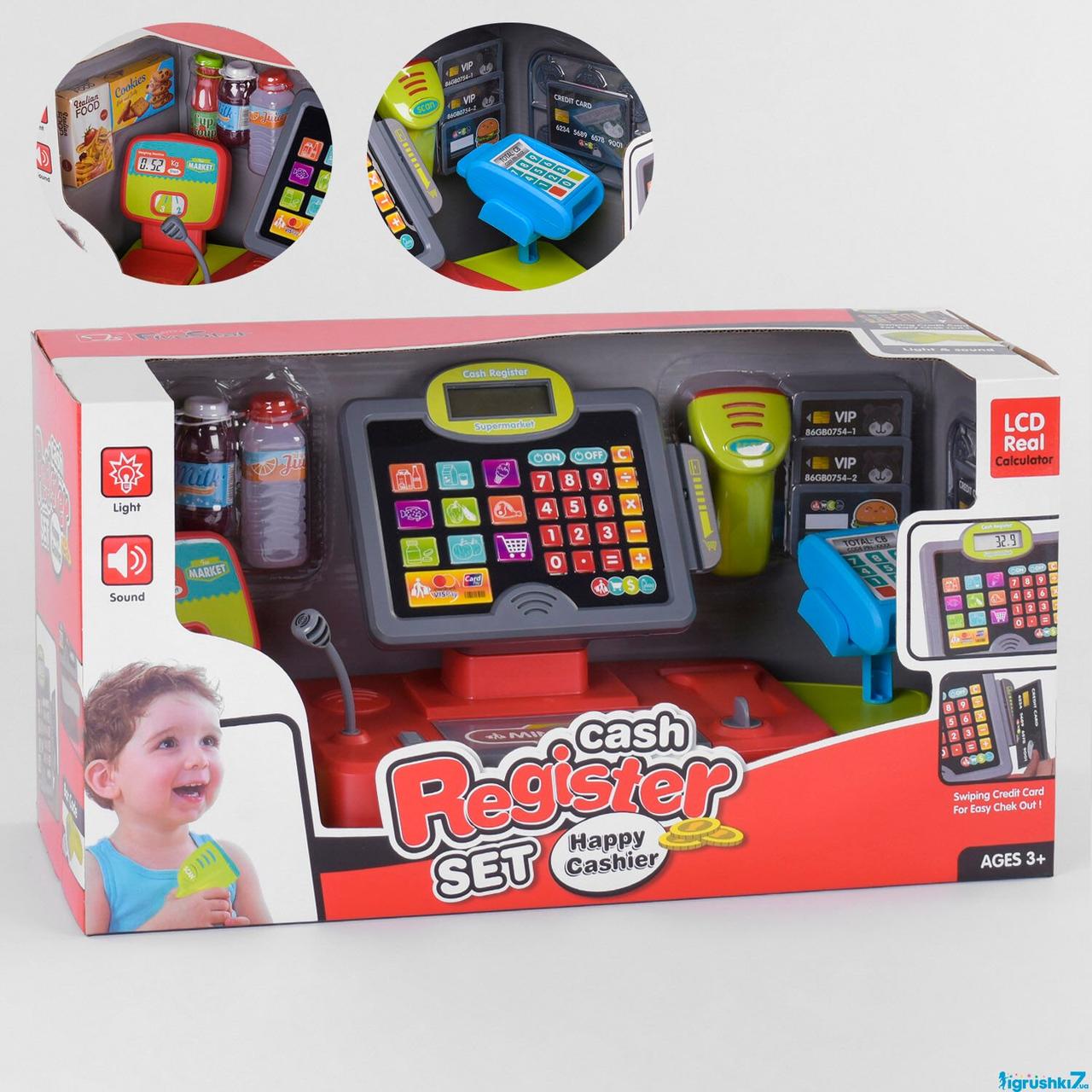 Касовий апарат 35559 B (6) світло, звук, калькулятор, мікрофон, в коробці