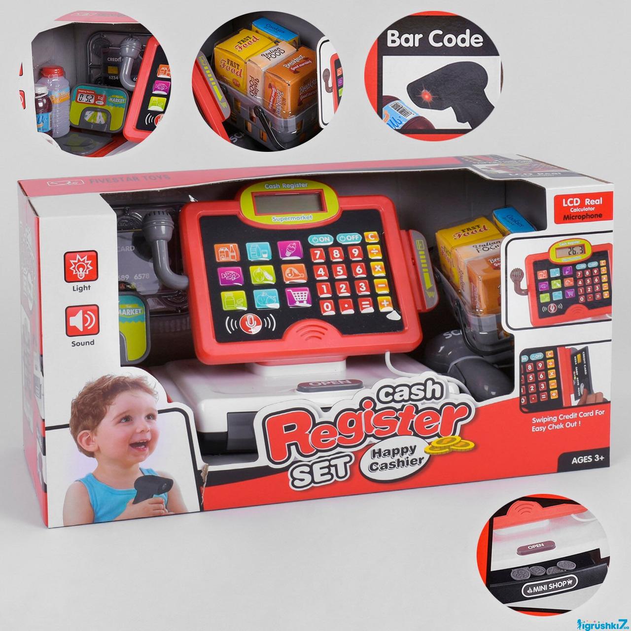 Касовий апарат 35578 B (6) світло, звук, калькулятор, мікрофон, в коробці