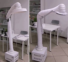 Потужна витяжка для педикюру та кератину у салон краси Ф'ЮЖН PLUS 2 в 1 трансформер (Педикюр+Кератин)