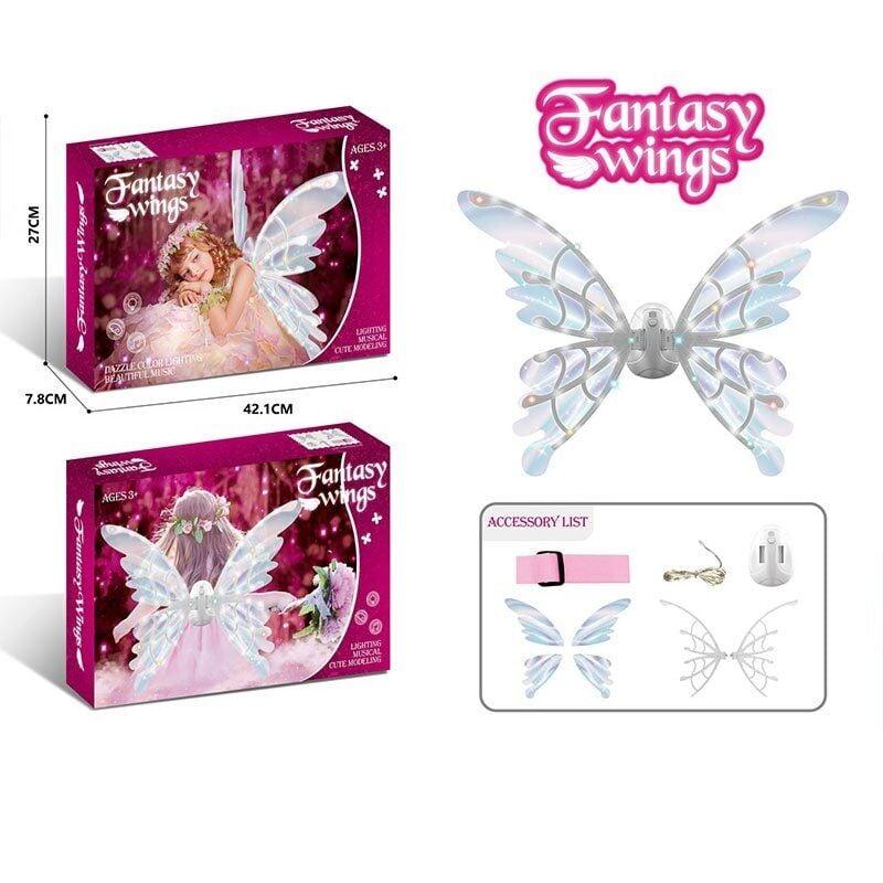 Крила 3 D 520-1 (36) звук, підсвічування, рухаються, ремінці, в коробці