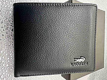 Чоловічий шкіряний гаманець Lacoste гуртом/роздріб