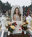 Скульптура ангелів. Ангел з бетону (під бронзу) 82 см, фото 10