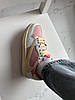 Кросівки Nike Air Jordan 1 Low x Travis Scott Pink White Beige, фото 9