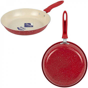 Сковорода D20см червона з покриттям "Мармурова крихта" 16749-21(122921) G-Rich