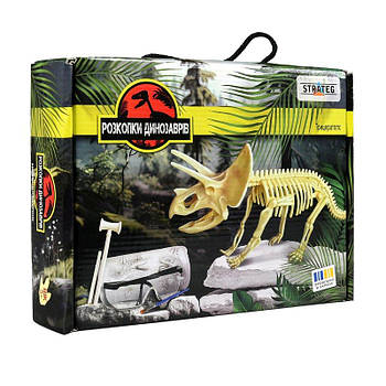 Набір для творчості Розкопки динозаврів "Трицератоп" (укр) 30833S G-Rich