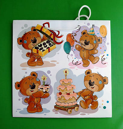 Пакет Подарунковий Едельвейс (розмір Б), фото 1