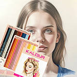 Набір професійних кольорових олівців для портретів Kalour Portrait Skin Tone, 35 тілесних відтінків, фото 6