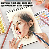 Набір професійних кольорових олівців для портретів Kalour Portrait Skin Tone, 35 тілесних відтінків, фото 7