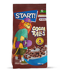 Кульки START з какао. Шоколадний сухий сніданок 500г