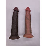 Фалоїмітатор на присоску ALFA Diego (Liquid Silicone), фото 4