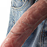 Фалоїмітатор на присоску ALFA Diego (Liquid Silicone), фото 9