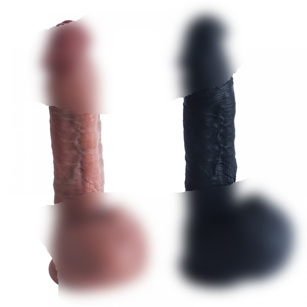 Фалоїмітатор на присоску ALFA Sergio (Liquid Silicone), фото 1