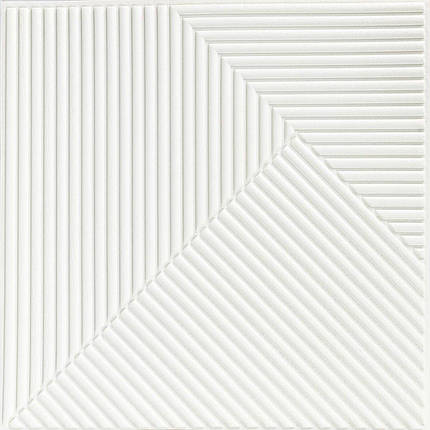 Самоклеюча декоративна 3D панель Бамбук Білий 500х500х5мм SW-00002877, фото 1