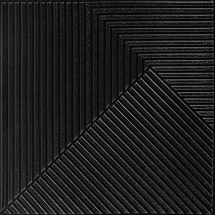 Самоклеюча декоративна 3D панель 500х500х5мм Бамбук Чорний SW-00002881, фото 1