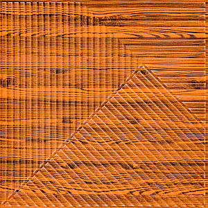 Самоклеюча декоративна 3D панель Бамбук Дерево 500х500х5мм SW-00002882