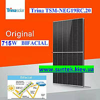 Двустороння сонячна панель Trina TSM-715M NEG21C.20 Vertex N Bificial 715Вт