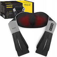 Накидка-масажер 4FIZJO Shiatsu Ultra+ для шиї та спини, акумуляторний Black/Grey (P-5907739319098)