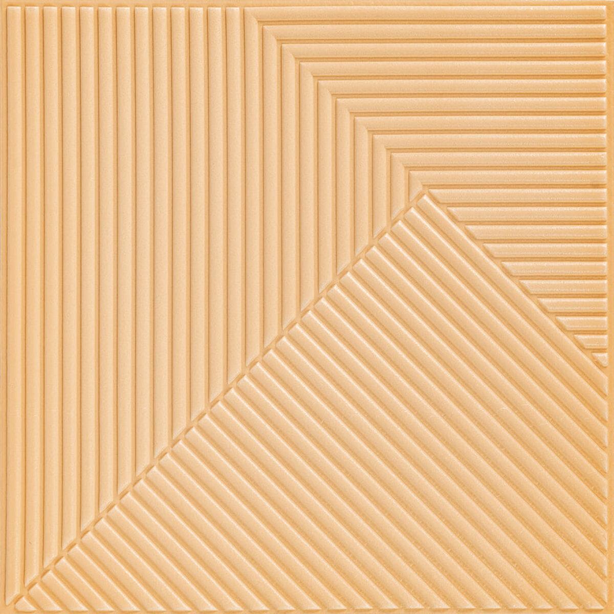 Самоклеюча декоративна 3D панель Бамбук Жовто-пісочний 500х500х5мм SW-00002879