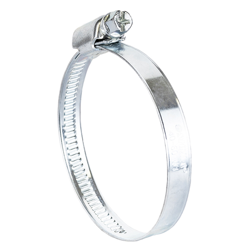 Хомут черв'ячний оцинкований 9 мм D40-60 мм 10 шт SIGMA (2511111), фото 1