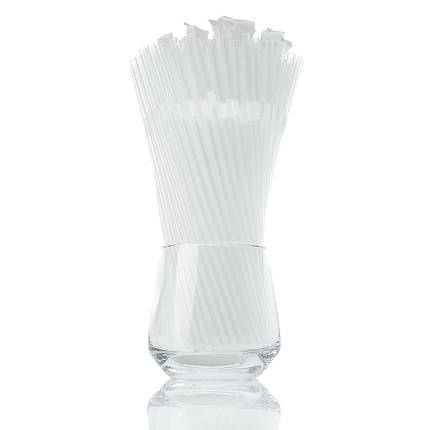 Трубочка "Гофра" - Прозора в інд. уп. (200шт.) , 30уп./ящ., фото 1