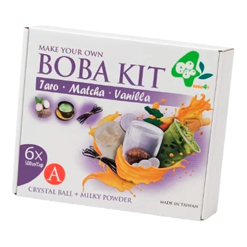 Набір Boba Kit A 6 порцій (Таро, матча, ваніль), фото 1