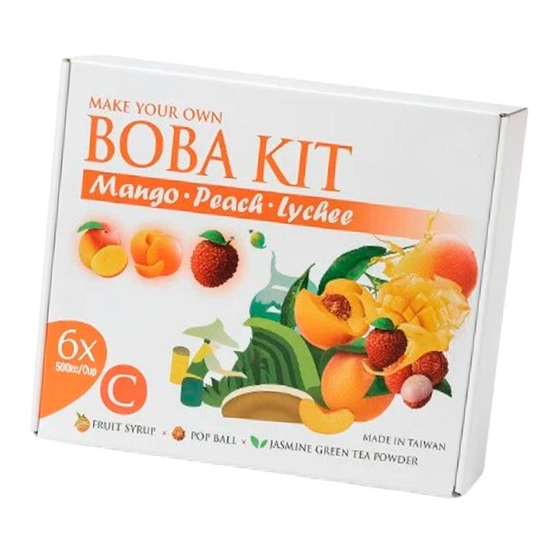 Набір Boba Kit C 6 порцій (Манго, персик, лічі), фото 1