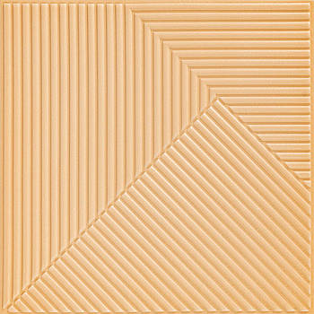 Самоклеюча декоративна 3D панель Бамбук Жовто-пісочний 500х500х5мм SW-00002879