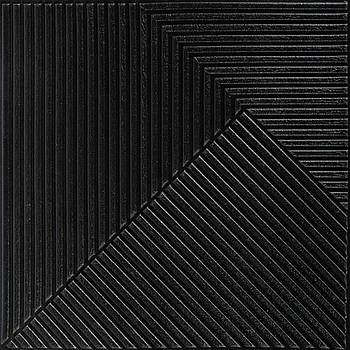 Самоклеюча декоративна 3D панель 500х500х5мм Бамбук Чорний SW-00002881