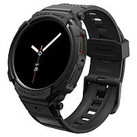 Чохол та ремінець Spigen для Galaxy Watch 8 (44 mm) Rugged Armor "Pro" Black (ACS10007)