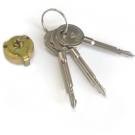 Циліндр FZB с крестовым ключом 13-01, фото 1