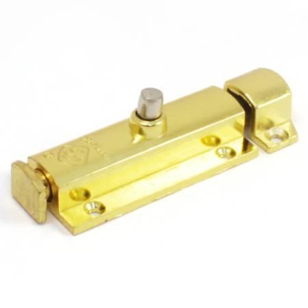 Шпінгалет FZB 01-40 кнопка М (2266) G (PB), фото 1