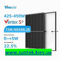 Сонячна панель Trina Vertex S+ TSM-NEG9R.28 450Вт Black Frame