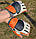 Рукавички для фітнесу MadMax MFG-850 Crazy Grey/Orange L, фото 8