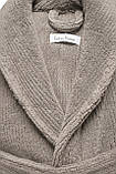 Халат Lotus Home - Bold New beige махровий 2XL, фото 2