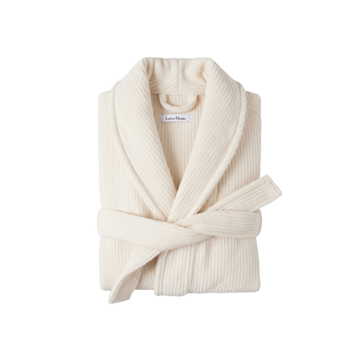 Халат Lotus Home - Bold New ecru махровий 2XL, фото 1