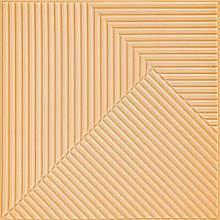 Самоклеюча декоративна 3D панель Бамбук Жовто-пісочний 500х500х5мм SW-00002879