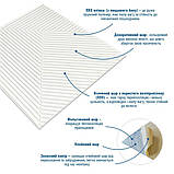 Самоклеюча декоративна 3D панель Бамбук Білий 500х500х5мм SW-00002877, фото 2