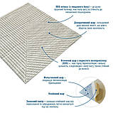 Самоклеюча декоративна 3D панель Бамбук Дерево Біле 500х500х5мм SW-00002883, фото 2