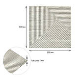 Самоклеюча декоративна 3D панель Бамбук Дерево Біле 500х500х5мм SW-00002883, фото 3
