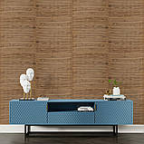 Самоклеюча декоративна 3D панель 500х500х5мм Бамбук темний Дуб SW-00002886, фото 5