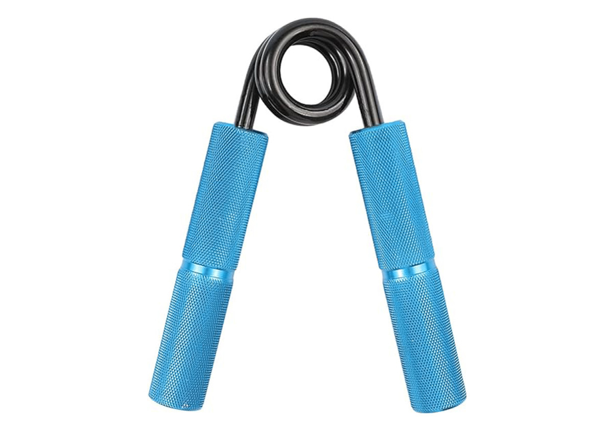 Еспандер кистьовий EasyFit Hand Grip PRO металевий ,опір 114 кг,Синій EF-1902-250, фото 1