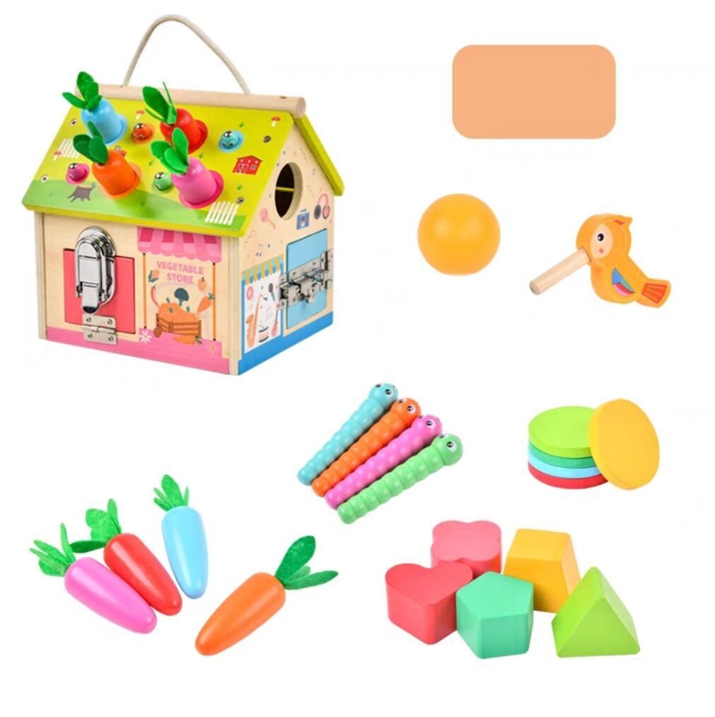 Розвиваюча іграшка сортер Будиночок, фото 1