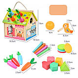 Розвиваюча іграшка сортер Будиночок, фото 3