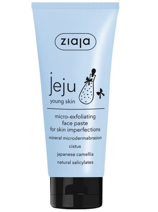 Мікровідлущуюча паста для обличчя JEJU Ziaja 75мл, фото 1