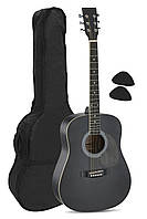 Комплект PS501316150 Акустична гітара GEWApure Cataluna Black (з чохлом та медіаторами)