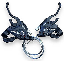 Моноблоки велосипедні SAIGUAN KD-66 на 3/7 швидкостей