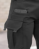 Брюки карго теплі жіночі BEZET Titan чорний, фото 9