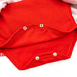 Боді-сукня для дівчинки з крильцями та пов'язкою з ламами Christmas llama, фото 4