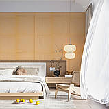 Самоклеюча декоративна 3D панель Бамбук Жовто-пісочний 500х500х5мм SW-00002879, фото 5