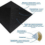 Самоклеюча декоративна 3D панель 500х500х5мм Бамбук Чорний SW-00002881, фото 2